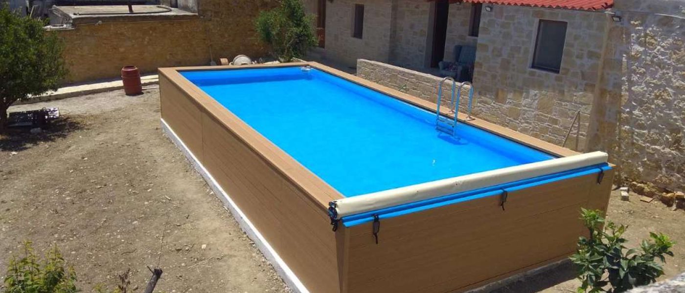 AIRBNB ΚΑΙ ΠΙΣΙΝΑ. Μια πισίνα Technypools με εξωτερική επένδυση με wpc