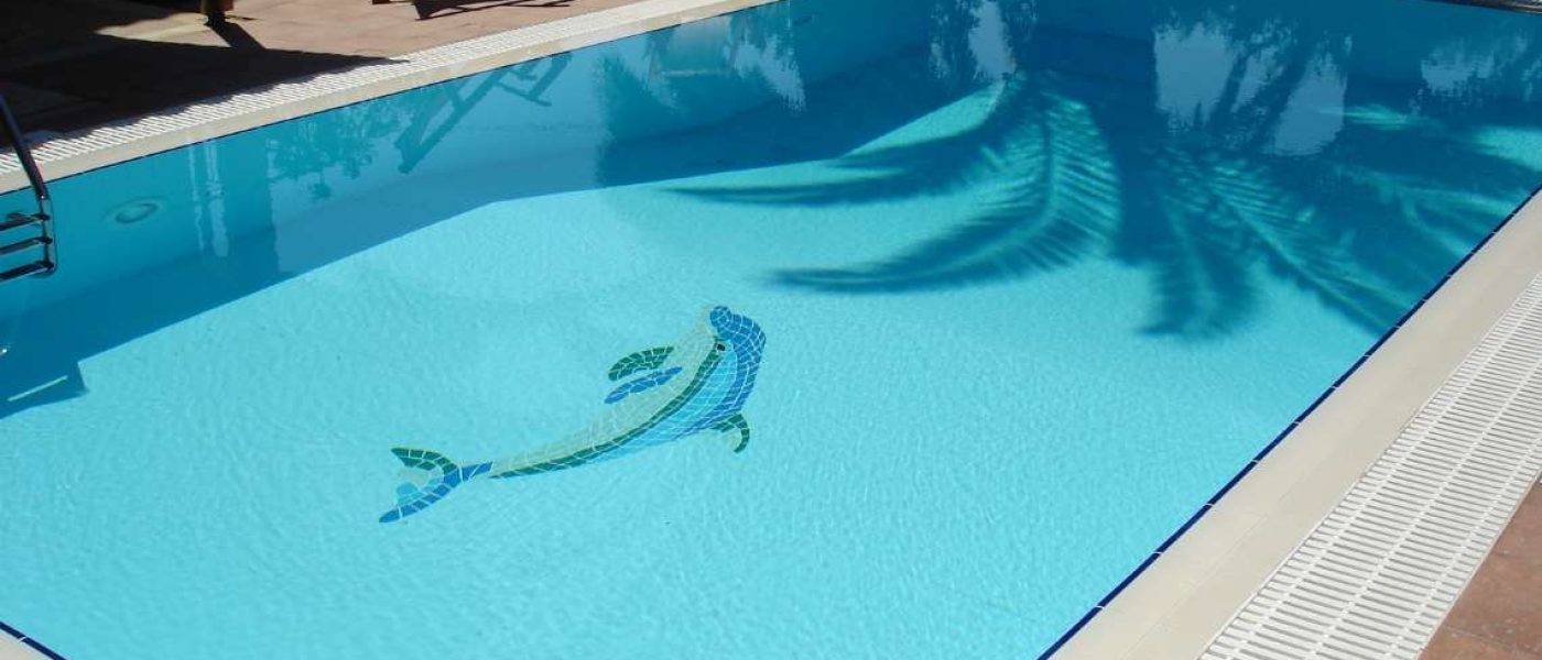 ΙΟΝΙΣΜΟΣ ΣΤΗ ΠΙΣΙΝΑ. Μια πισίνα με υπερχείλιση και επένδυση μανδύα