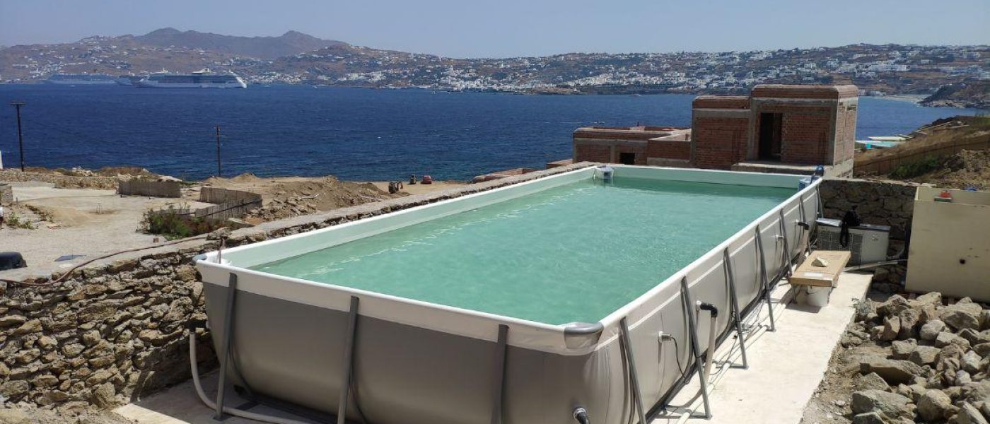 ΠΙΣΙΝΕΣ ΦΟΡΗΤΕΣ. Φορητή πισίνα στην Μύκονο. Προσιτή πολυτέλεια