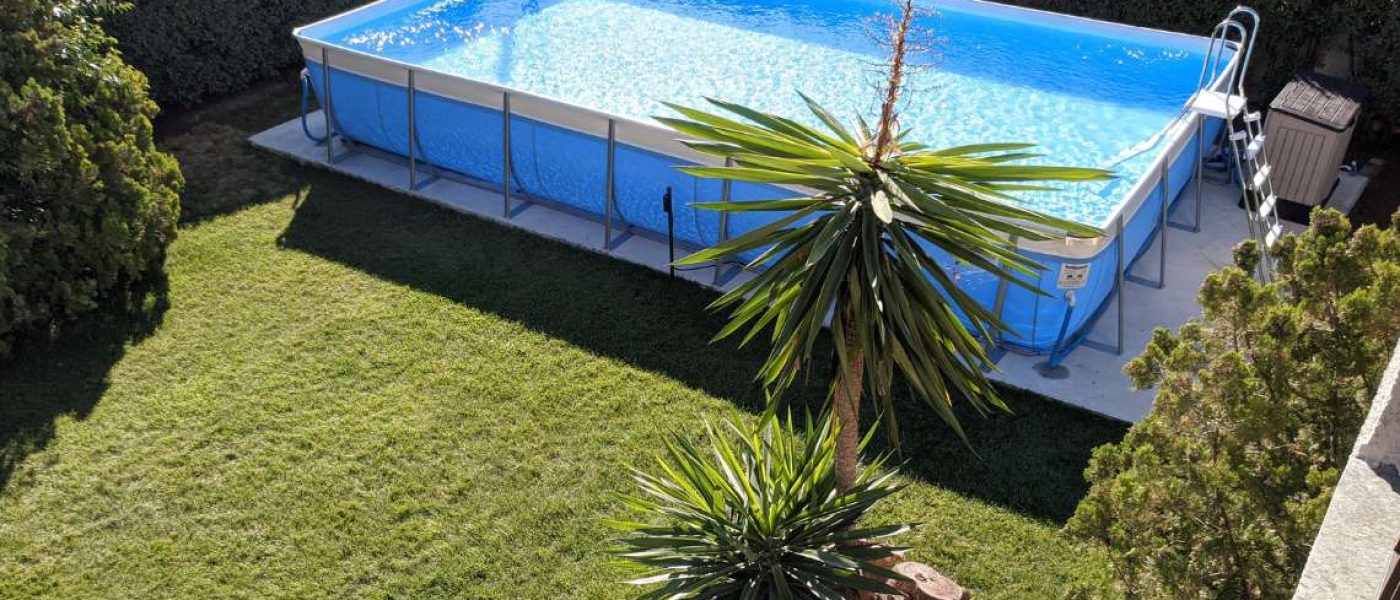 Πτυσσόμενες πισίνες. Μια πισίνα technypool, κυριολεκτικά μεταφερόμενη