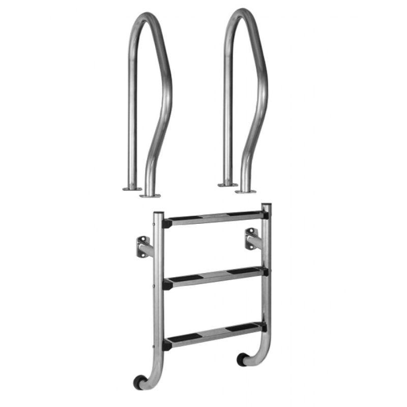 Κλίμακες - Χειρολαβές πισίνας. Σκάλα διαιρούμενη πισίνας δύο τεμαχίων