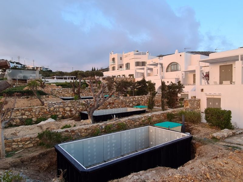 ΜΙΚΡΕΣ ΠΙΣΙΝΕΣ ΓΙΑ STUDIO. Μικρές πισίνες STUDIO στη φάση κατασκευής